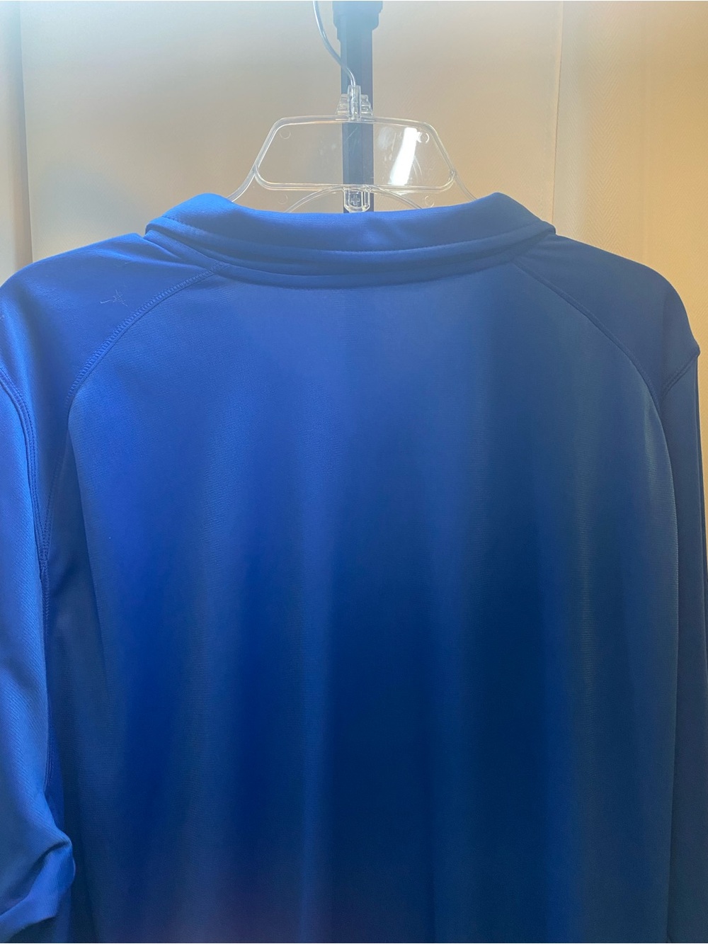 Nike Men’s Royal Blue Full-Zip Performance Jacket with White Stripe - Picture 7 of 7